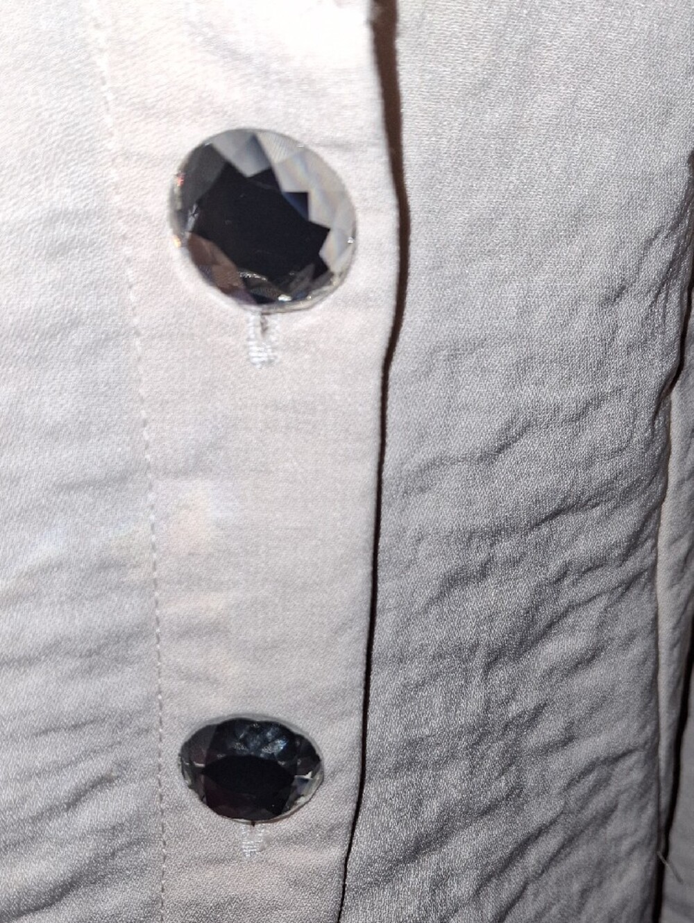 Gund Cream/Nougat Blouse with Decorative Buttons - Picture 4 of 4